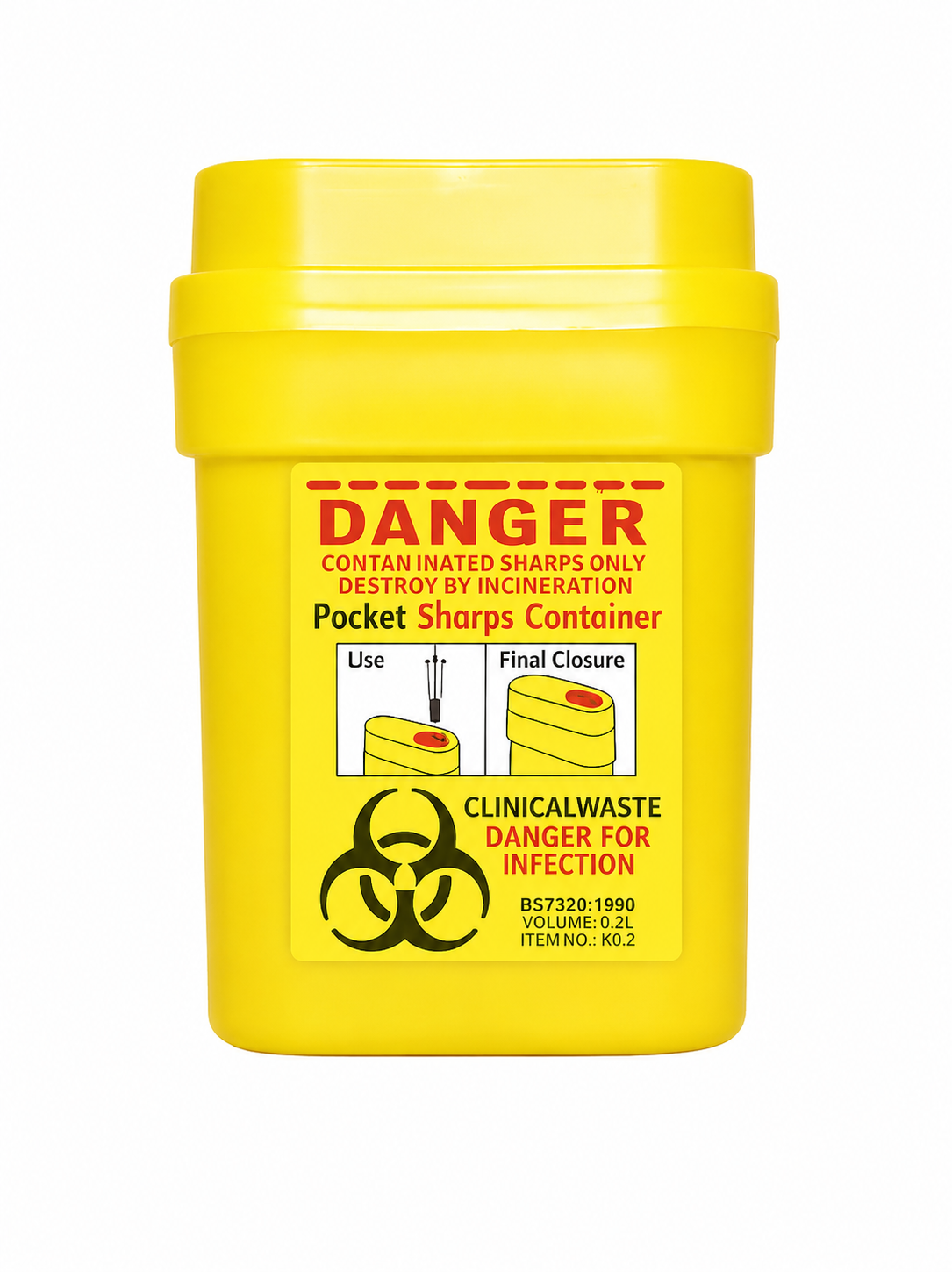 Pocket Sharps Bin