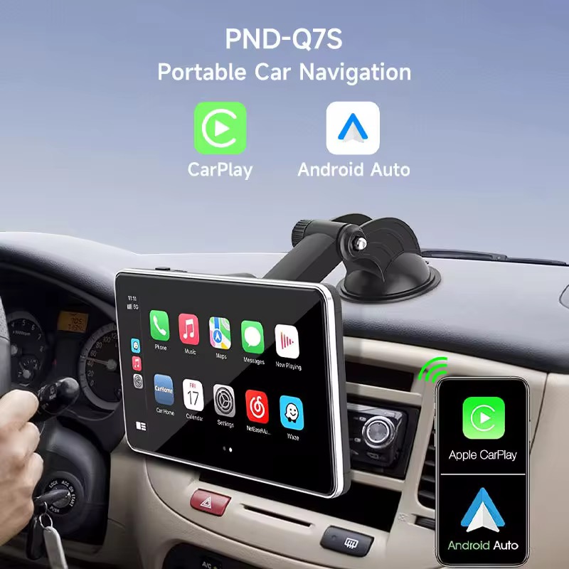 7” Wireless Apple CarPlay & Android Auto Unit
