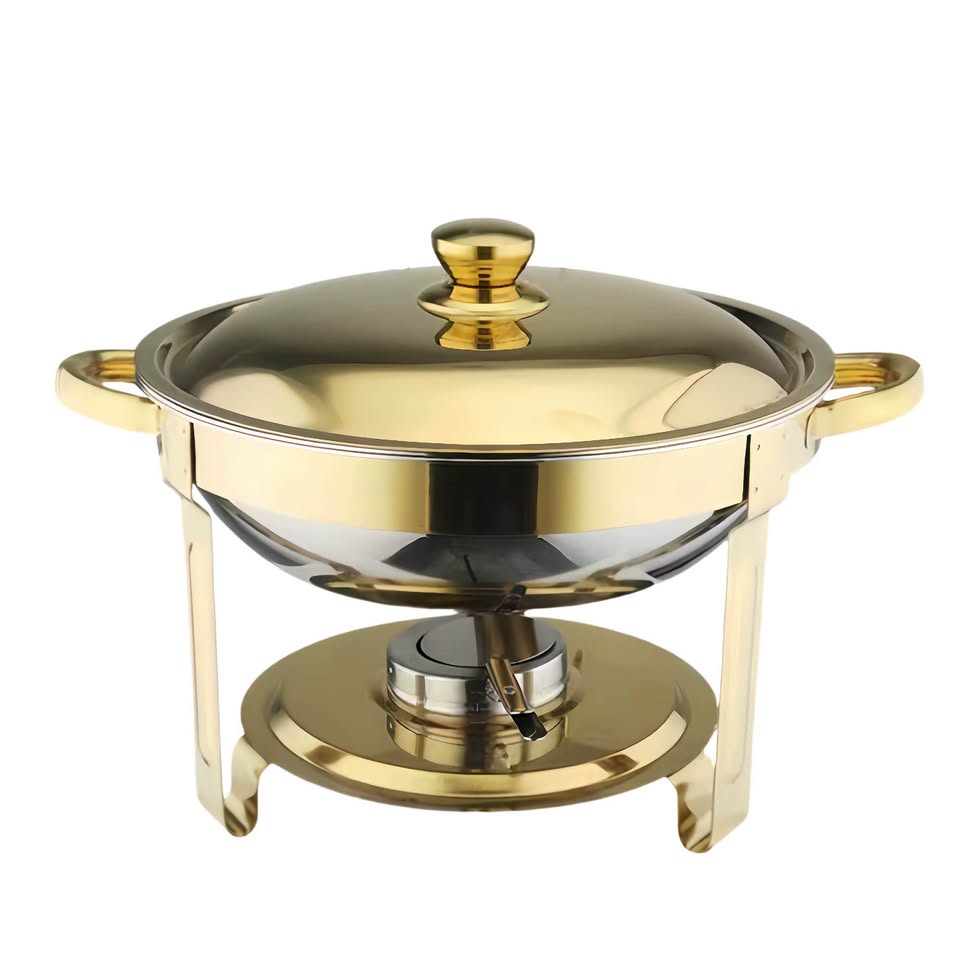 5L Gold Chafing Dish Buffet Food Warmer