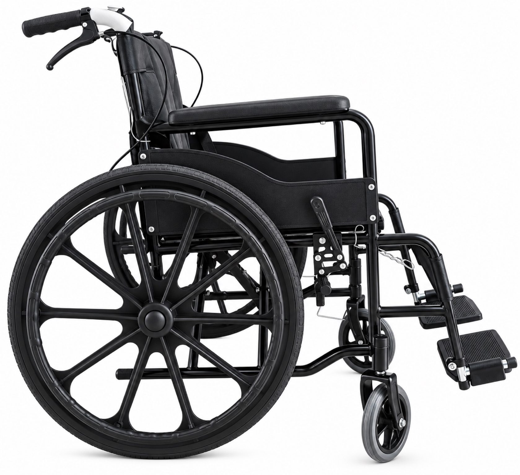 Foldable Manual Wheelchair – 100kg Capacity